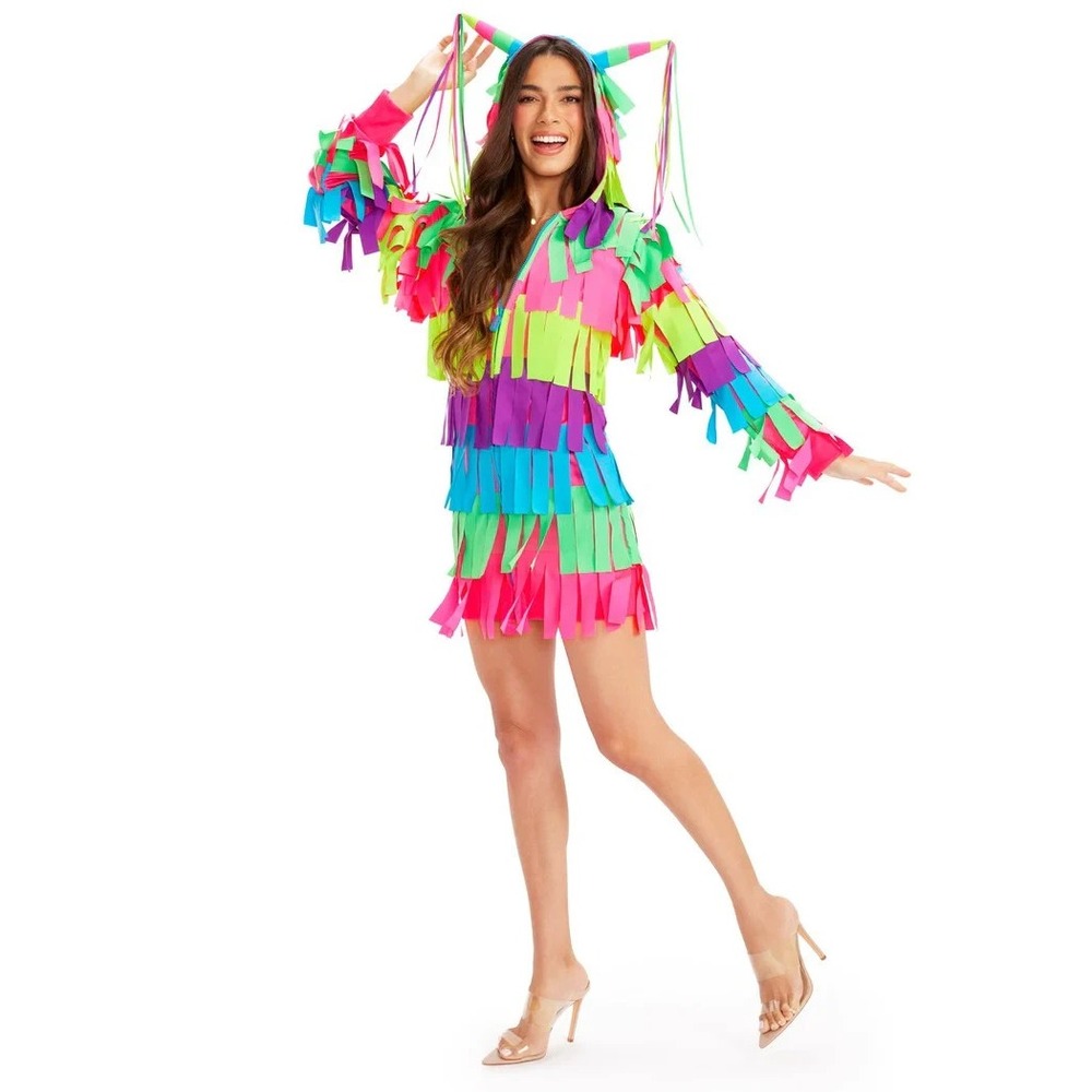 TIPSY ELVES‎ PINATA DRESS HALLOWEEN COSTUME - Women's Size XL - NEW WITH TAGS